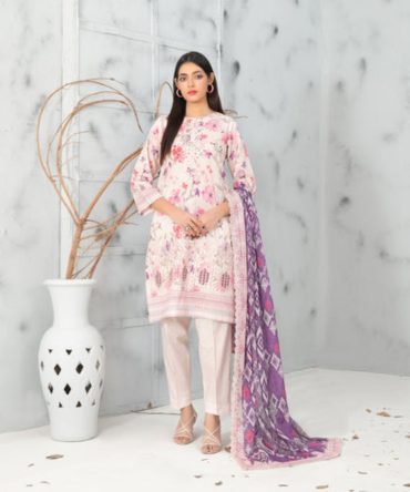 Premium Embroidered 3PC Unstitched -Tawakkal | GLORIOUS